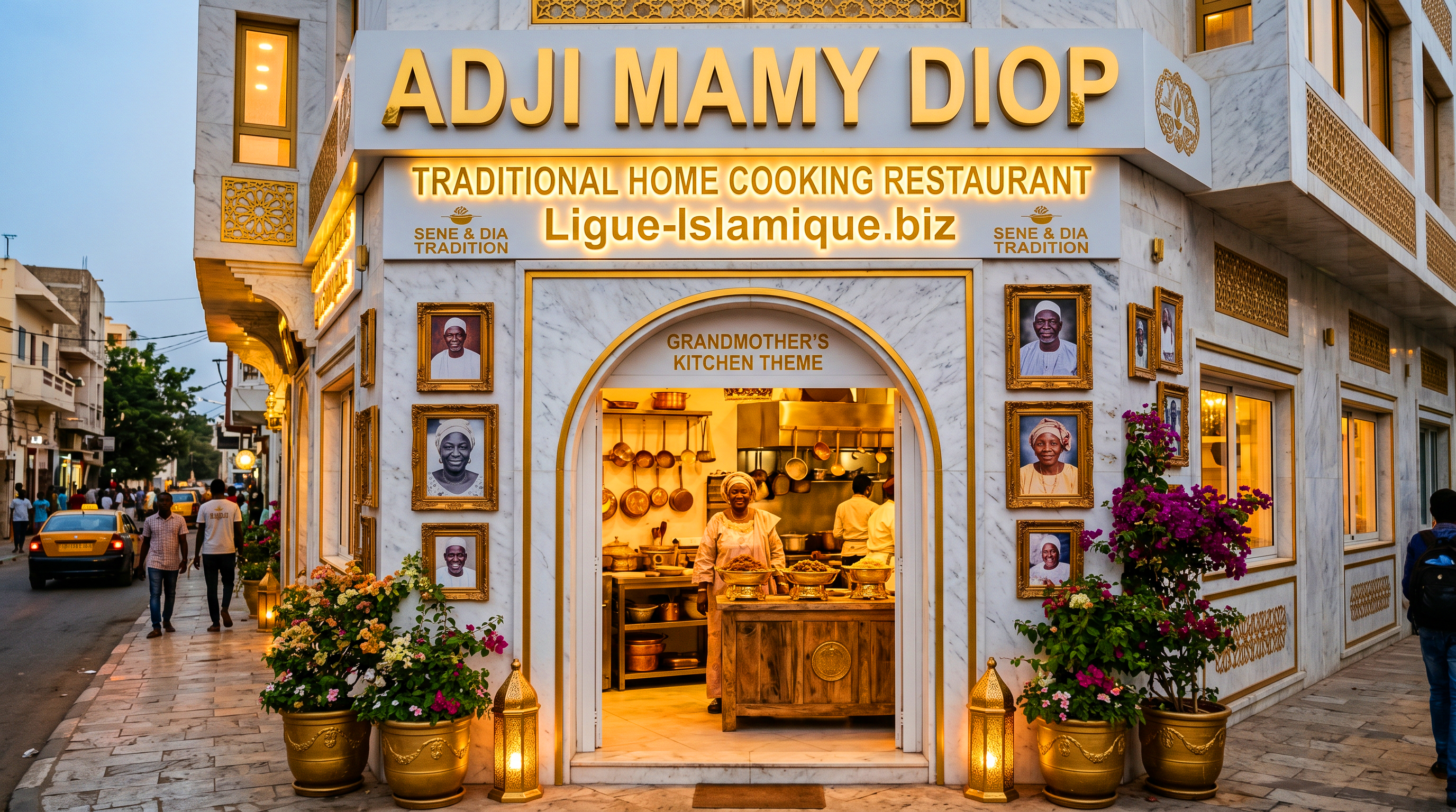 Façade du restaurant